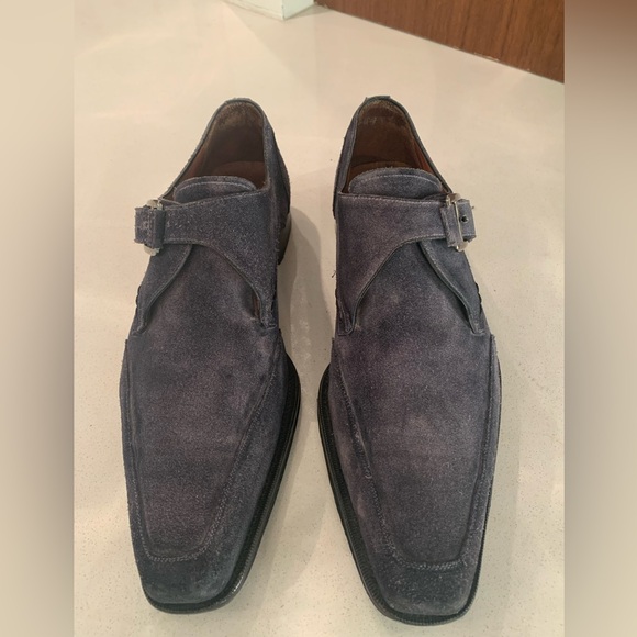 MEZLAN Suede Monk Strap Size 11M - Picture 2 of 5